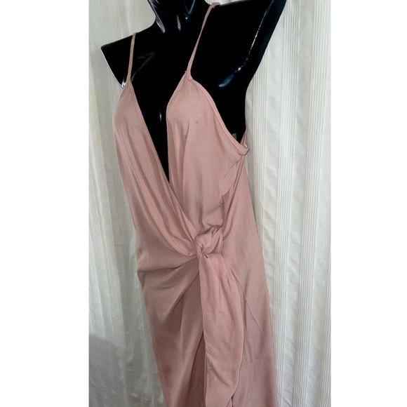 NEW Cotton Candy Blush Wrap Dress, Size Small - Picture 3 of 5